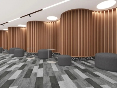Produsen Cina PinGer Interweave Commercial Carpet  Eco-friendly Backing Flooring Interlocking Carpet Tile