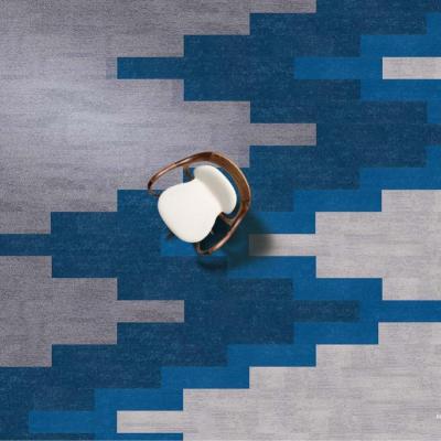 Produsen Cina PinGer Interweave Commercial Carpet  Eco-friendly Backing Flooring Interlocking Carpet Tile
