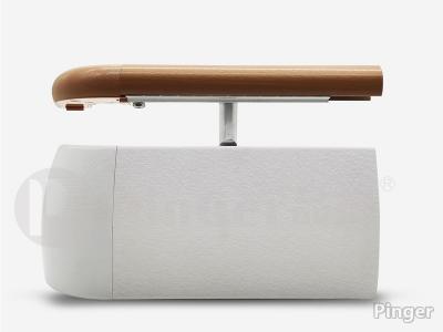 Fire proof vinyl cover and aluminum handrail